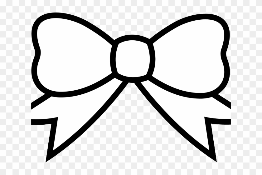 Stunt Clipart Cheer Bow - Bow Coloring Page #989330
