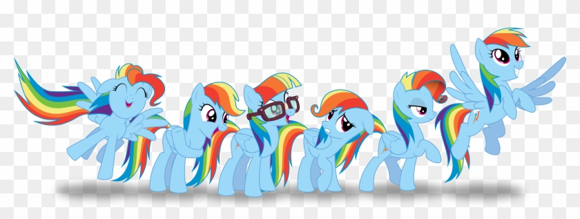 Colors Of The Rainbow By Ruinedomega - Rainbow Dash #989343