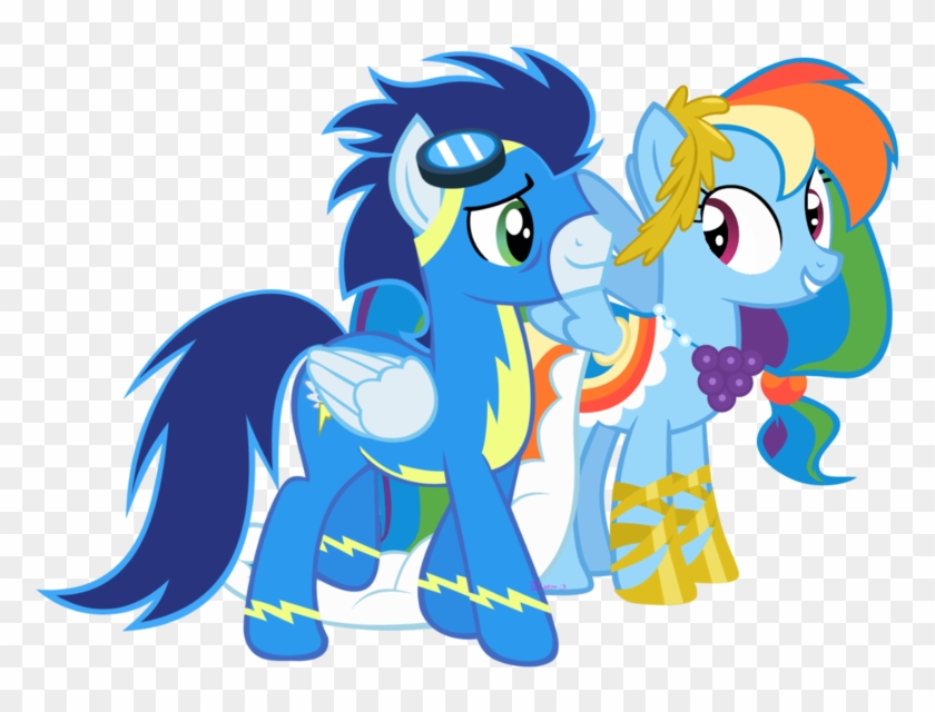 Rainbow Dash And Soarin After The Gala By Gizemyorganci - Mlp Rainbow Dash And Soarin #989369