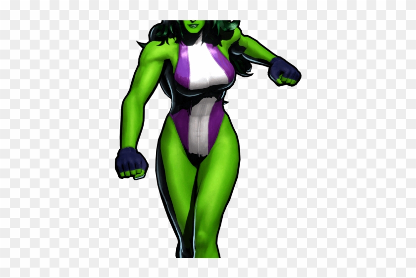 She Hulk Clipart Transparent - Marvel Vs Capcom 3 She Hulk #989370