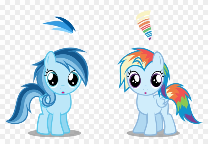 Rainbow Dash's Kids - Rainbow Dash And Soarin Baby #989382