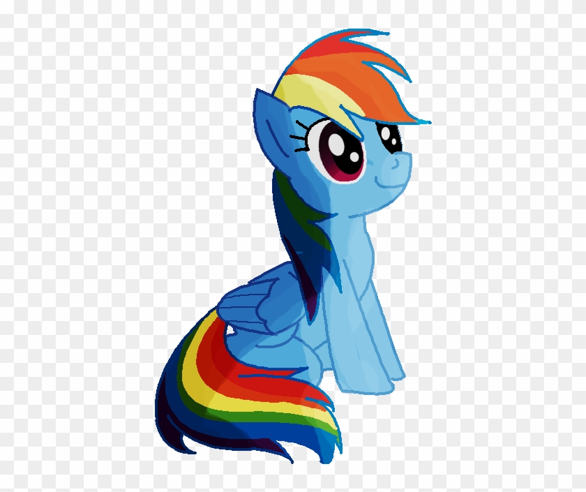 Imagen Ha Hola - Rainbow Dash Sentada #989403