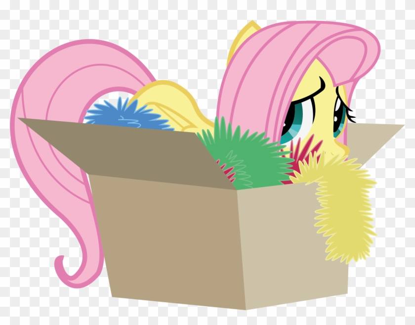 Fluttershy Rarity Pinkie Pie Twilight Sparkle Rainbow - Fluttershy Hearths Warming Eve #989409