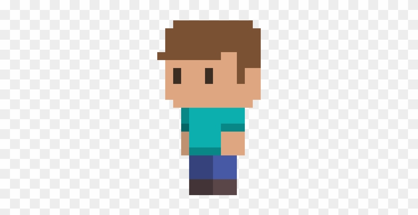 Minecraft Steve Pixel Art 63372 - Minecraft Mini Steve Png #989414