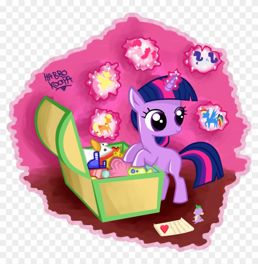 Habbokoopa, Box, Filly, Filly Twilight Sparkle, Fluttershy, - Cartoon #989415