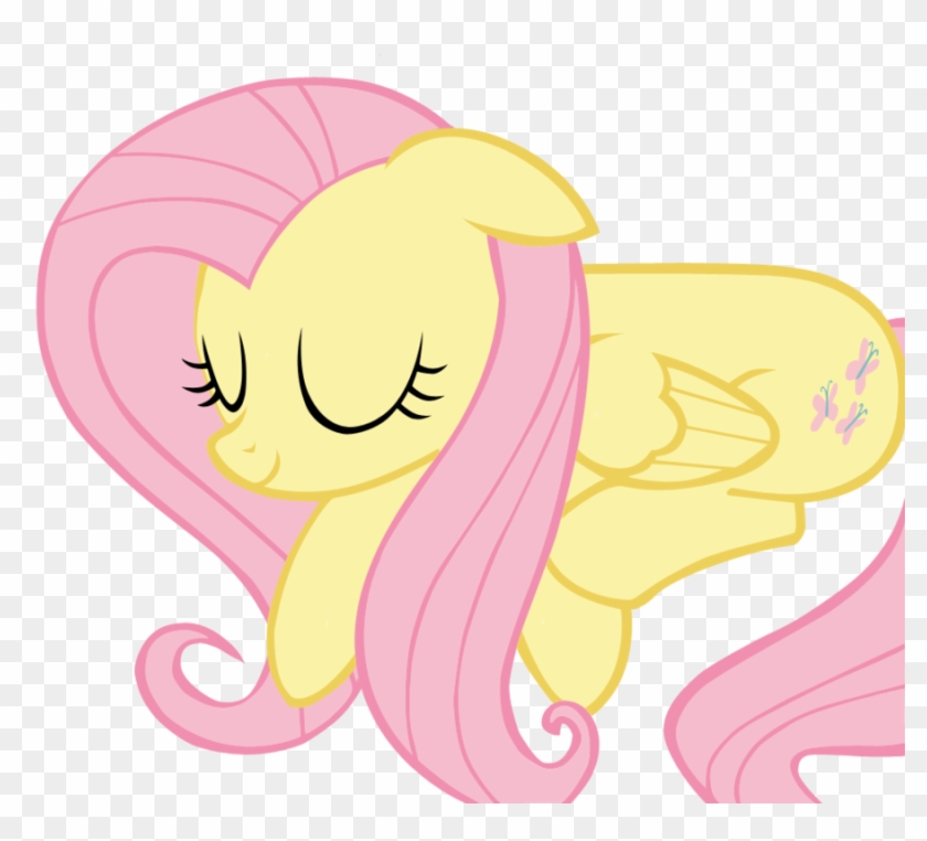 Fluttershy Cute Vector For Kids - Mlp Fluttershy Sleeping #989421