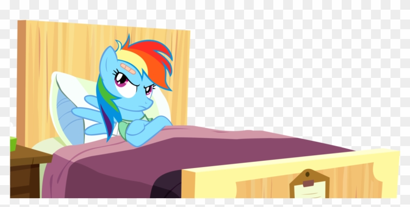 Pouting Like A Prominecraft Comic, Creeper, F7u12, - Rainbow Dash In The Hospital #989433