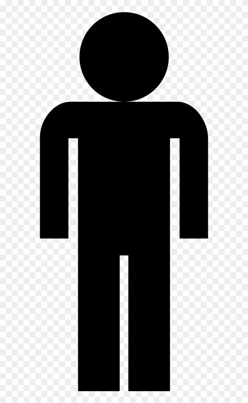 Man Toilet Silhouette People Transparent Image Man - Human Symbols #989492