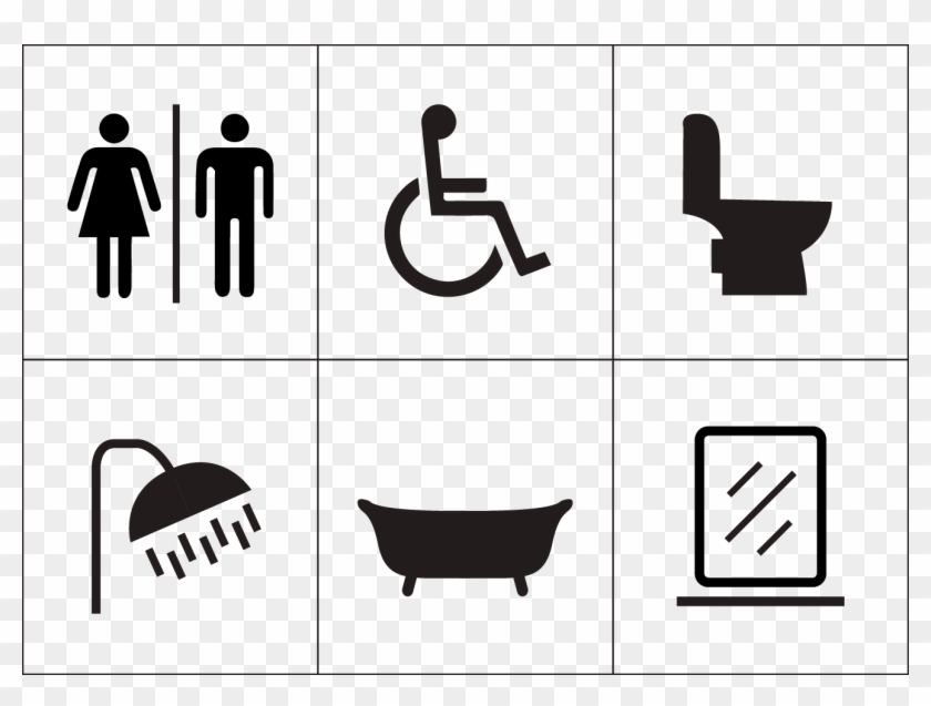 Bathroom Americans With Disabilities Act Of 1990 Ada - Toilet Icon Vector Free #989498