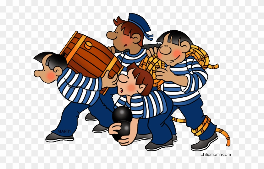 Cleaning - Crew Of Sailors Clipart #989533