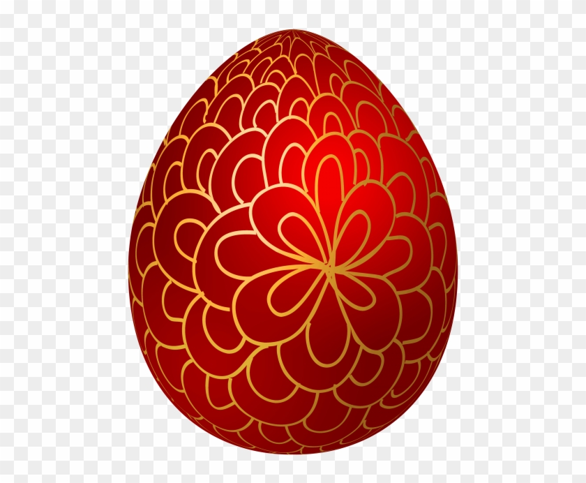 Free Png Red Decorative Easter Egg Png Images Transparent - Easter #989561
