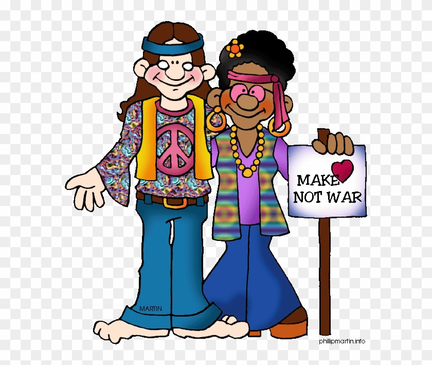 Hippie Clipart - Hippies Clipart #989578