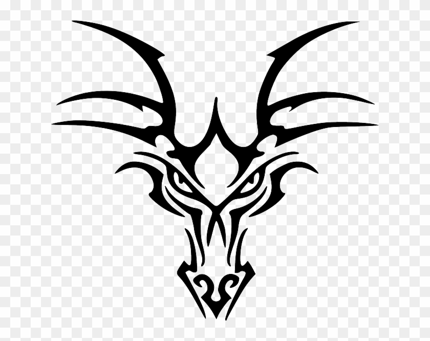 Ancient Celtic Dragon Head Designs - Tribal Dragon Head Tattoo #989587