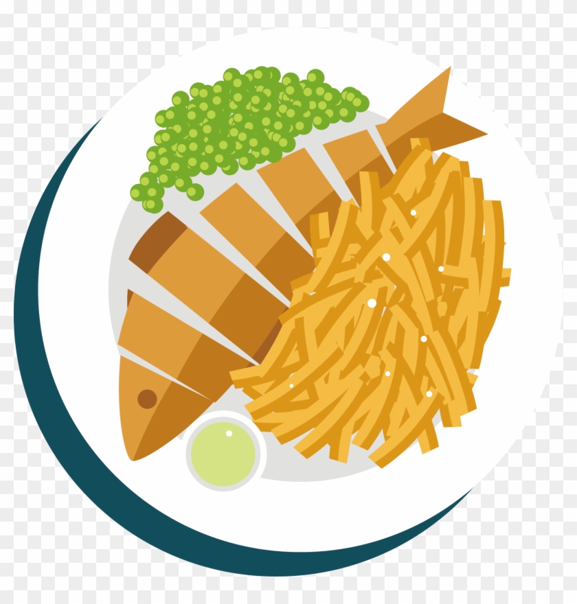 French Fries Fish And Chips Fried Fish English Cuisine - Fried Fish #989612