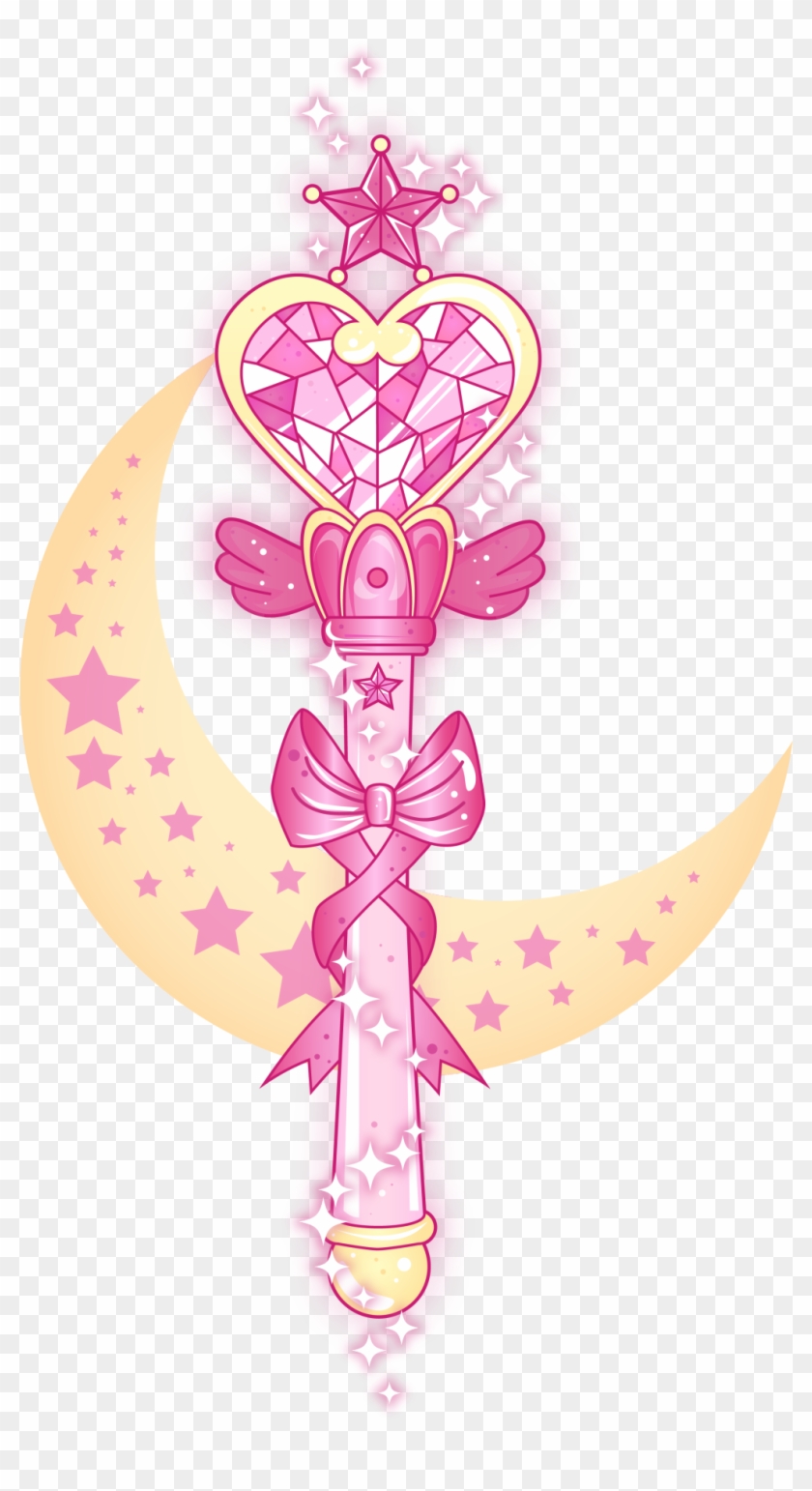 Made Another 'fight Like A Mahou Shoujo' Piece - Magical Girl Wand Designs #989637