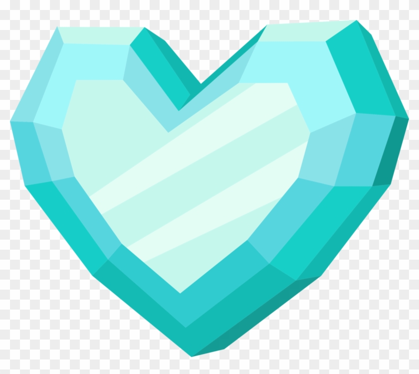 Crystal Clipart Svg - Crystal Heart Transparent Background #989684