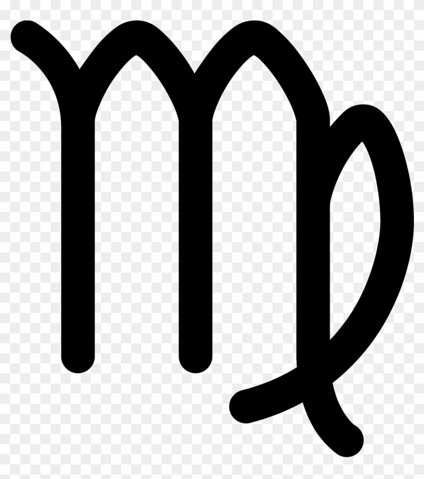 A Virgo Symbol Is Mainly A M, Which Is To Represent - Virgo Icon #989755