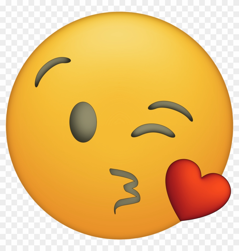 Com Wp Content Uploads 2017 06 Kissy Face - Emoji Winky Face Png #989824