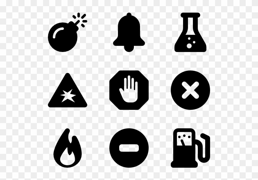 Danger Symbols - Rest Icon #989854