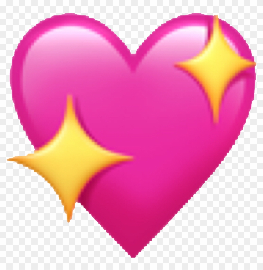 Heart Hearts Emoji Emojis Emojisticker Emojiheart Pink - Pink Heart Emoji #989906