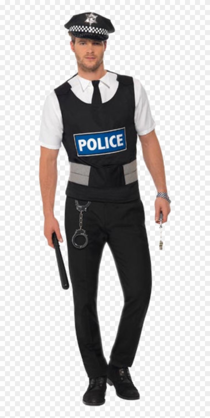 Policeman Instant Kit Costume - Cops And Robber Fancy Dress #990058