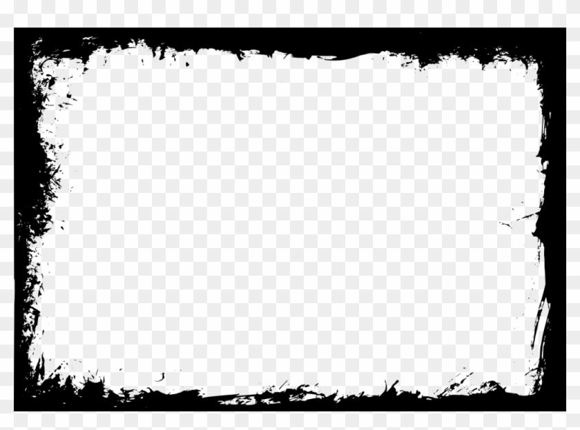 Png File Size - Png Transparent Grunge Frame Png #990084