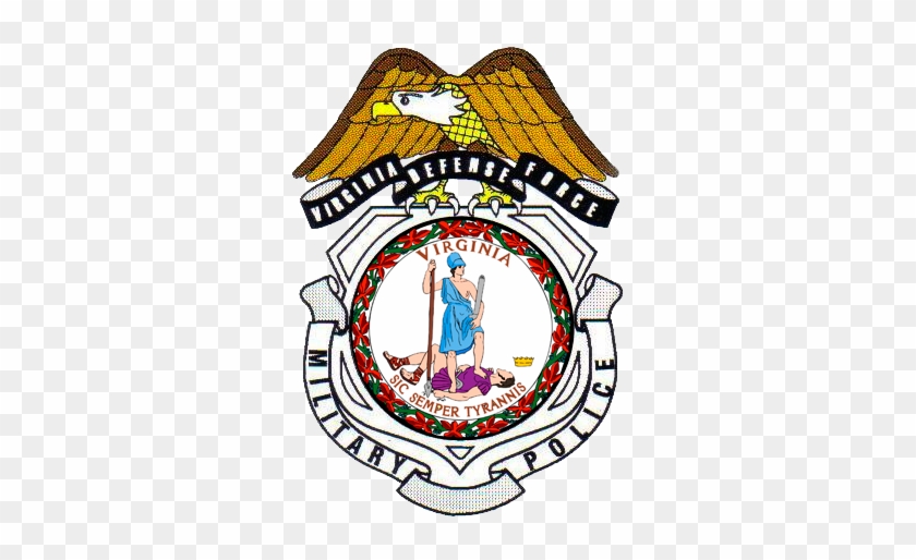 Vdf Military Police - Great Seal Of Virginia Greeting Card #990131