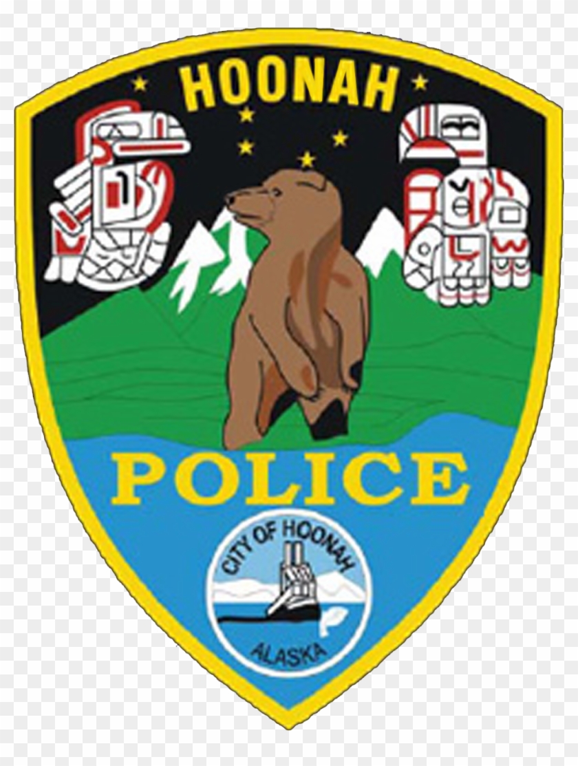 Police Badge Template - Hoonah Police Patch Shower Curtain #990165