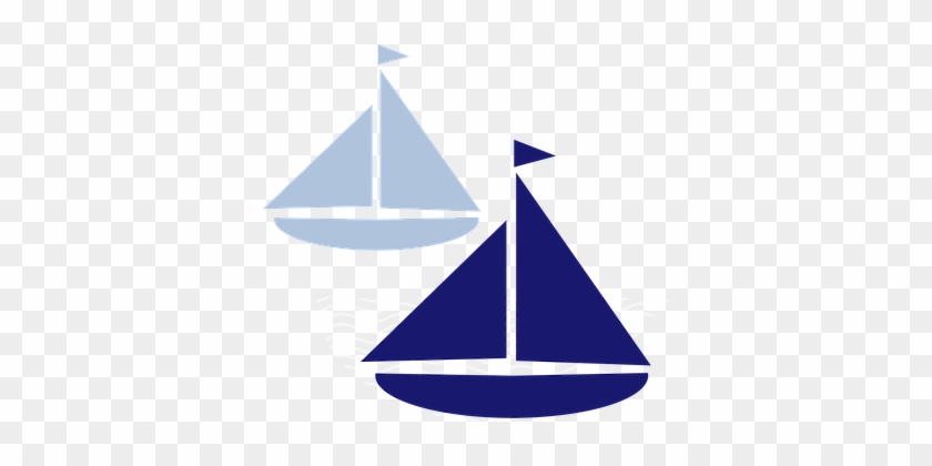 Silhouette Flag Sailing Boat Sailboat Tran - Free Sailboat Clip Art #990249