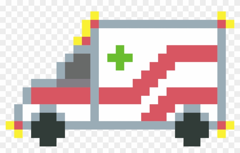 Ambulance Pixel Art - Paramedic Pixel Art #990320