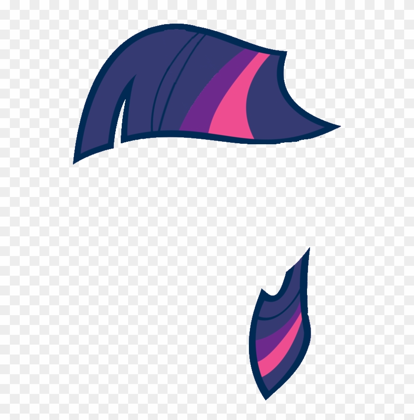 Twilight Sparkle Hair Vector By Thegirlnamedsig On - Rarity #990329