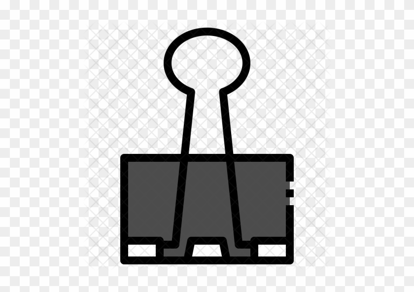 Binder Clip Icon - Icon #990428
