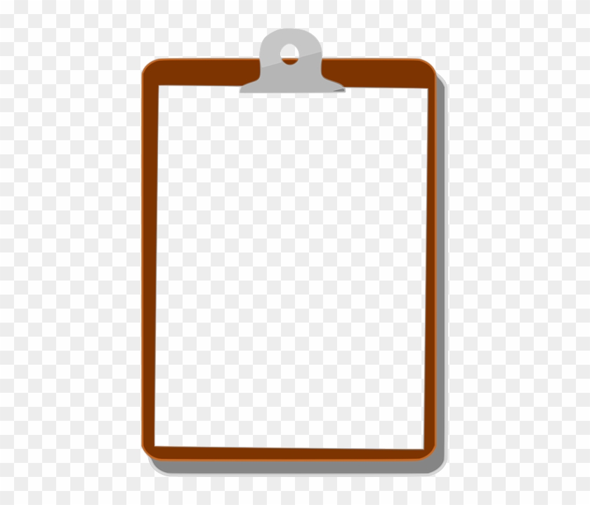 Office School, Clipboard, Education, Paper, Outline, - Clipboard Clip Art #990441