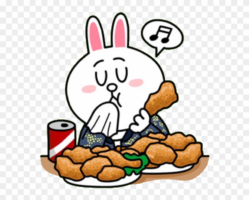 Cheon Song-yi's Favourite Fried Chicken - Line Emoji Transparent #990581