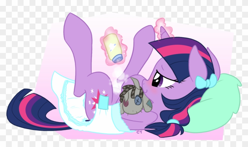 Diaper, Diaper Change, Diaper Fetish, Diapering, Female, - Twilight Sparkle Diaper Change #990673