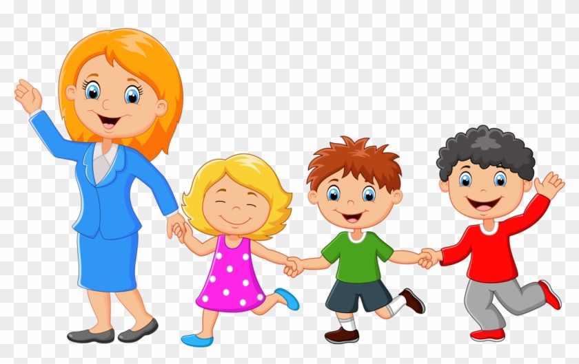 Если Вы Спросите, Что Такое Детский Сад Для Нас- Ответим - Single Mom Family Cartoon #990723