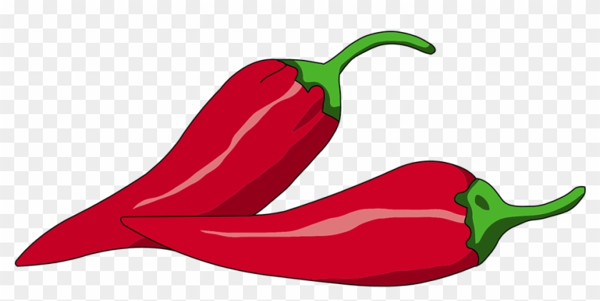 Peppers Plant Red Spice Spicy Vegetable Clipart - Pepper Clipart #990984
