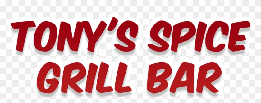Tony's Spice Grill Bar Logo - Carmine #991000