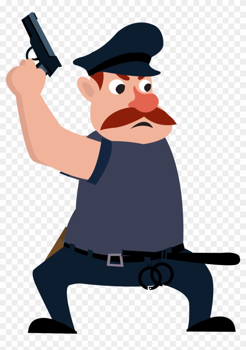 Cartoon Police Officer Icon - Cartoon Police #991142