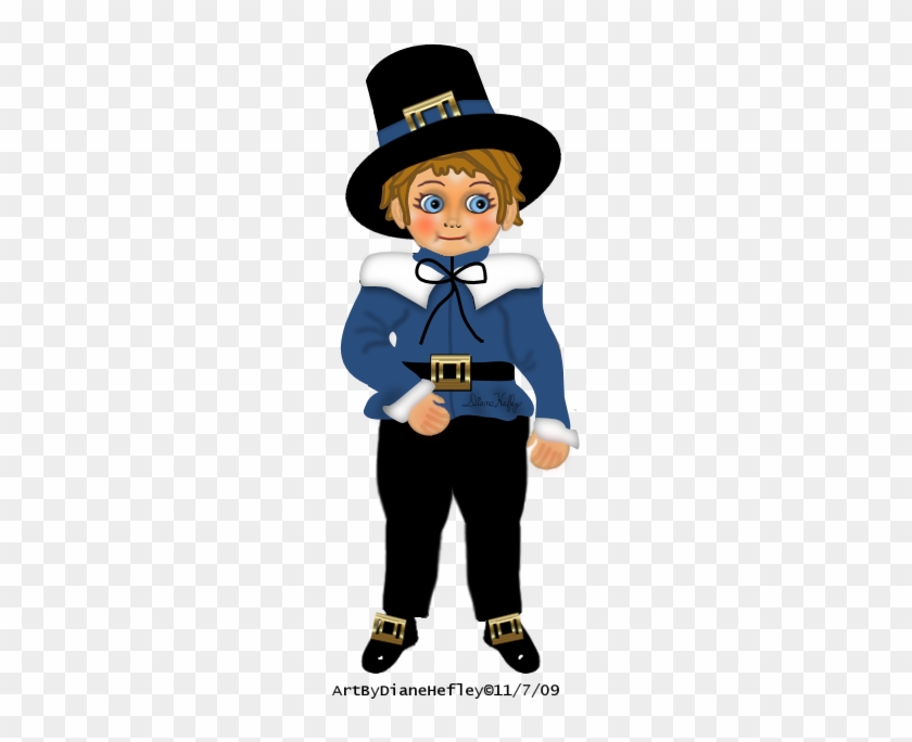 Pilgrim Boy Cliparts - Clip Art #991157