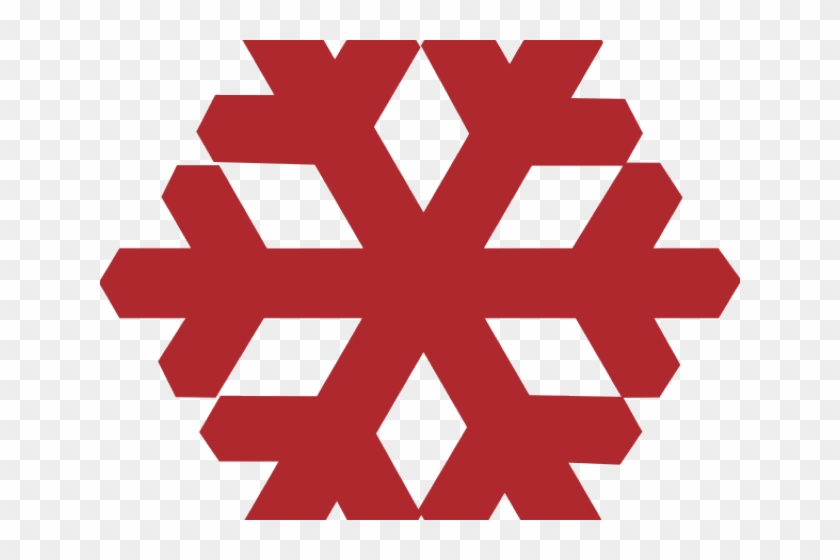 Snowflake Clipart Red - Clip Art #991302