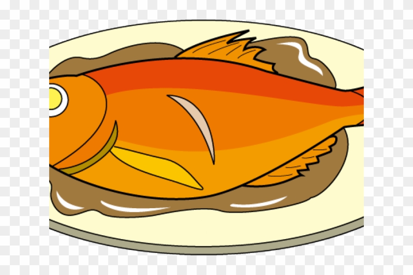 Fried Fish Cliparts - Fish And Chicken Clip Art #991482