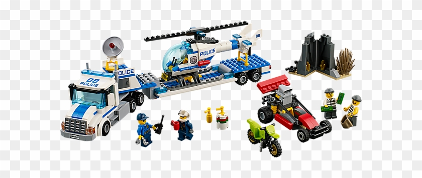Lego City Police Station 7237 Download - Lego City Helicopter Transporter 60049 #991545