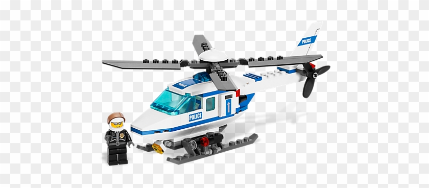 Patrol And Protect Lego® City From The Sky In This - Lego Police Helicopter 7741 #991564