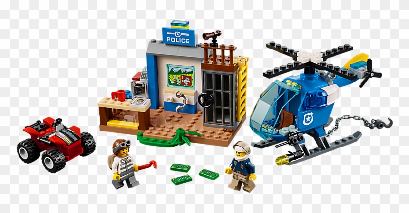 Image Of Lego Juniors Mountain Police Chase - Lego Juniors Police Helicopter #991579