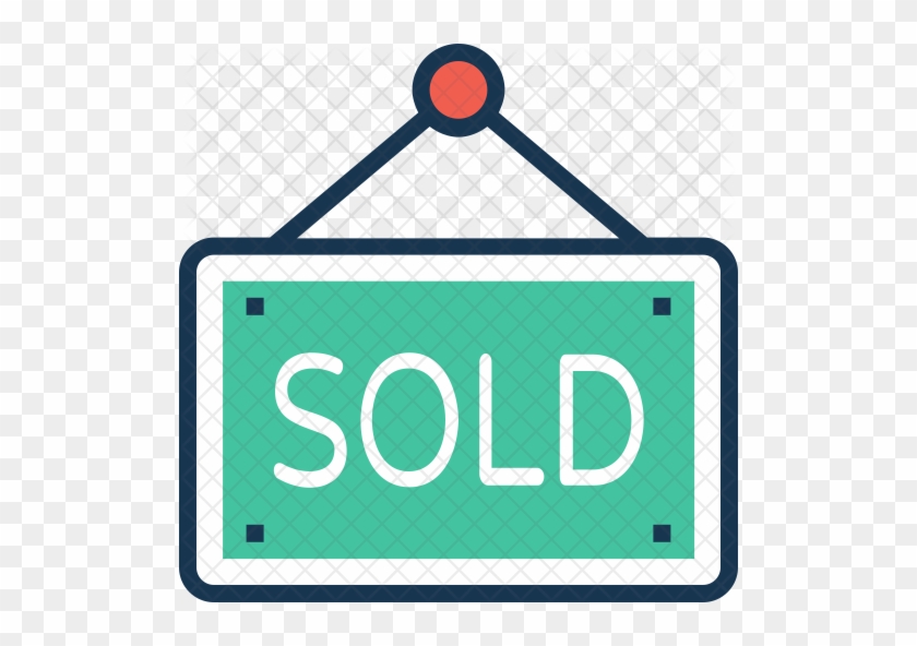 Sold Board Icon - Information Sign #991581