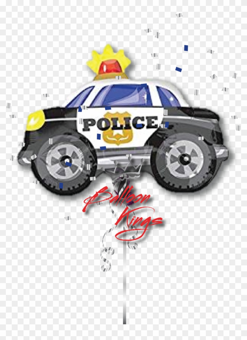 Police Car - Amscan 3367301 Police Car Junior Shape Foil Balloon #991589