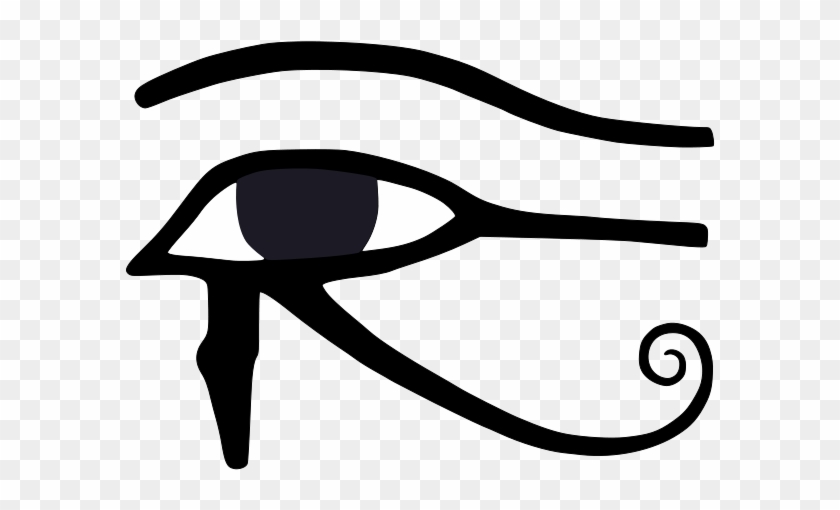 Eye Of Horus Bw - Ra Egyptian God Symbol #991632