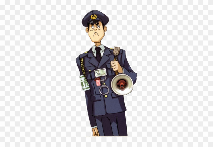 Mike Meekins Attention - Ace Attorney Officer Meekins #991642