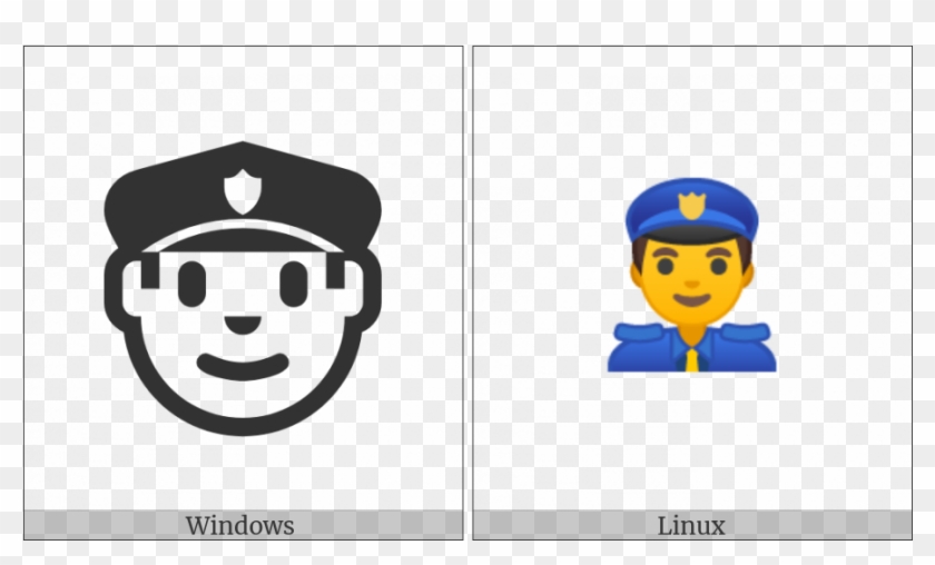 Police Officer On Various Operating Systems - Cartoon #991695